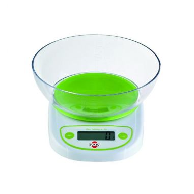 Balanza Tokyo P/Cocina Tokabs Cap. Maxima 5 Kg Verde al mejor precio en Paraguay
