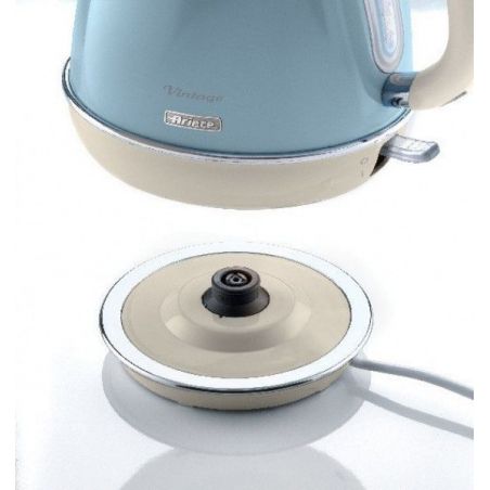 Hervidora de Agua Crema/Azul de 1,7 litros Ariete al mejor precio en Paraguay