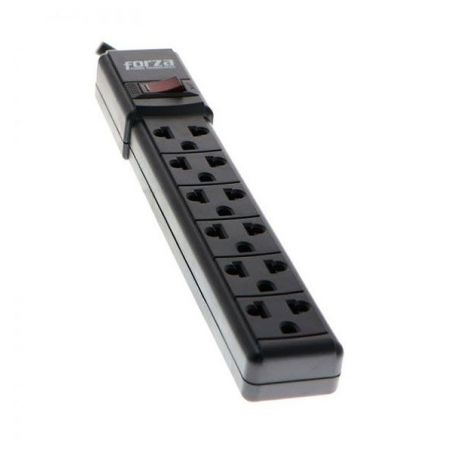 Zapatilla 2200W.6 conectores. Disyuntor -120V/240V