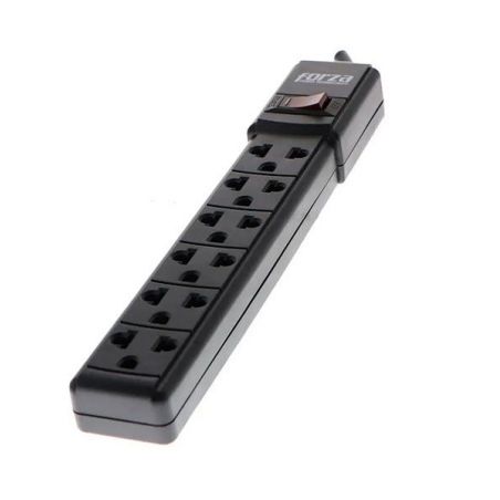 Zapatilla 2200W.6 conectores. Disyuntor -120V/240V