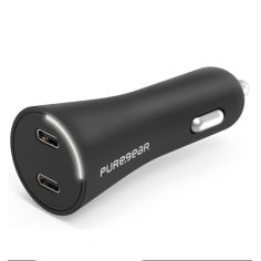 Cargador para auto Pure Gear Dual USB-C de 36W