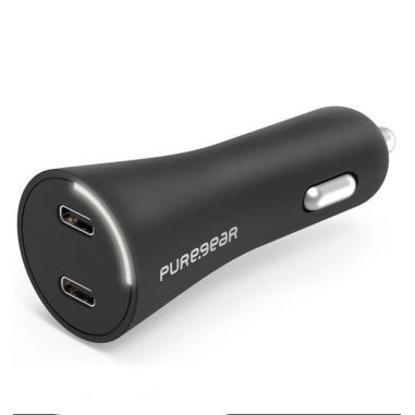 Cargador para auto Pure Gear Dual USB-C de 36W