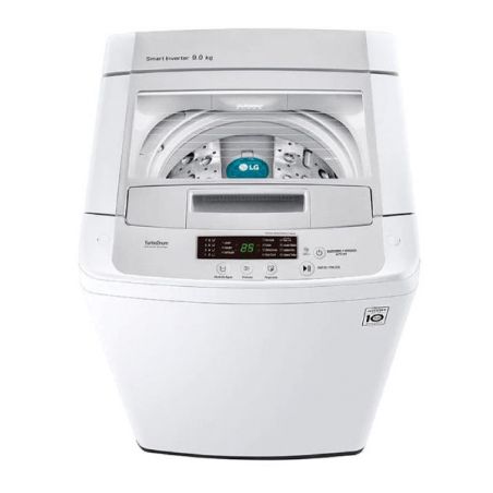 Lavarropas LG 9 Kg Blanca C/Superior