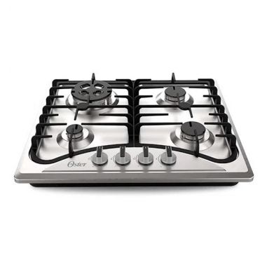 Cooktop a Gas Oster Semi-Profesional Inoxidable 4 Quemadores