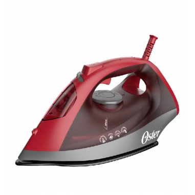 Plancha de vapor Oster® roja con suela de cerámica