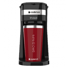 Cafetera eléctrica Cadence O'clock con taza termo