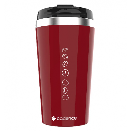 Cafetera eléctrica Cadence O'clock con taza termo