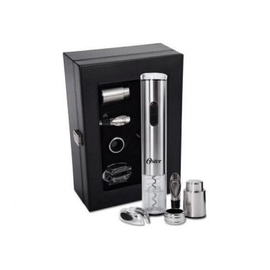 Saca Corcho Oster A Pilas + Kit Para Vino