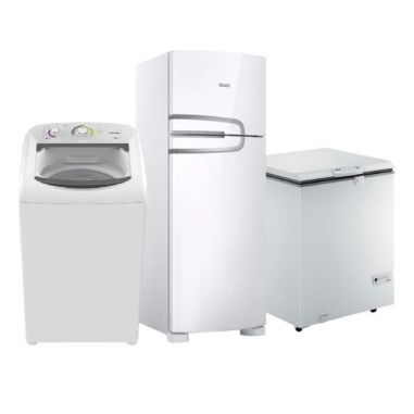 Combo Consul Lavarropas 12kg + Heladera 361L + Congelador 220L