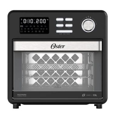 Horno y Freidora Eléctrica Oster OFOR160 15L 1600W 10en1