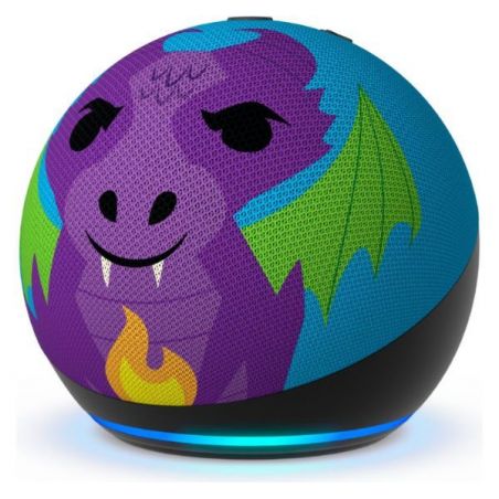 Parlante Amazon Echo Dot Kids 5th Gen Fire Dragon