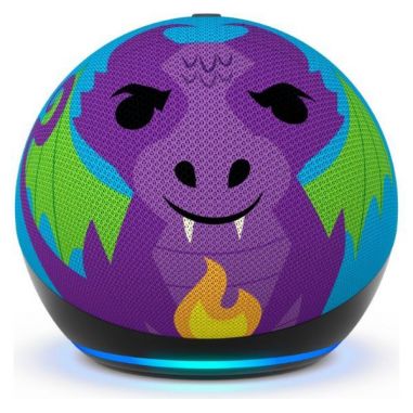 Parlante Amazon Echo Dot Kids 5th Gen Fire Dragon