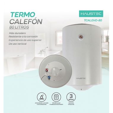 Termocalefon Haustec Esmalte TI 80Lts...