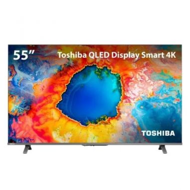 TV Toshiba 55" UHD QLED Smart Google TV