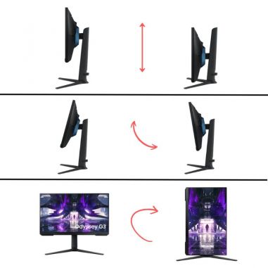 Monitor Gamer Samsung Odyssey G3 24"...