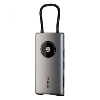 Hub FTX USB-C 3.0 – 8 en 1 – HDMI 4K...