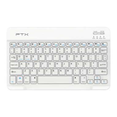 Teclado FTX FTXB09 Bluetooth - Blanco