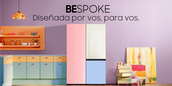 ¿Combinar tu heladera con tu cocina? Con las Bespoke de Samsung es posible