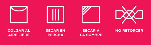 simbolos secado